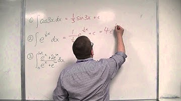 OCR MEI Core 3 7.03 Examples of using the Standard Integrals