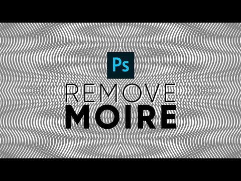 Video: Come Rimuovere Moiré