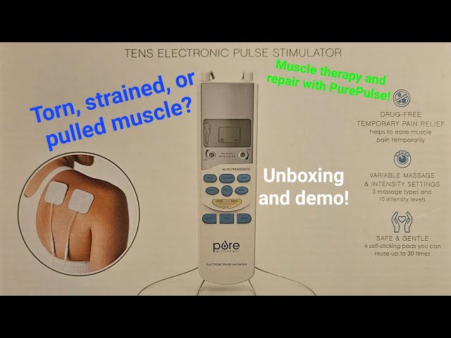 PurePulse TENS Electronic Pulse Stimulator