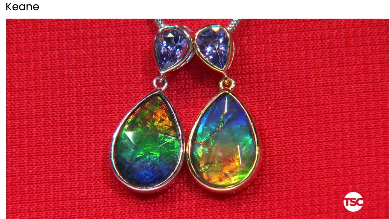 Canadian Ammolite Gems by Kenneth Bradley featuring Safi Kilima Tanzanite