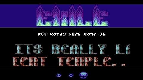 C64 Intro: 1992 Exile Intro