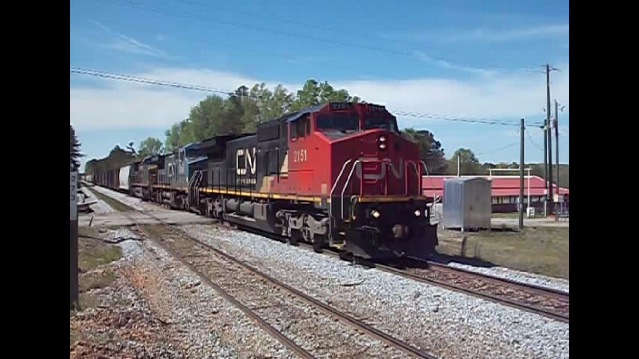 CANADIAN NATIONAL 2151 I676 3 TOWN CHASE IN LILESVILLE NC TO HAMLET