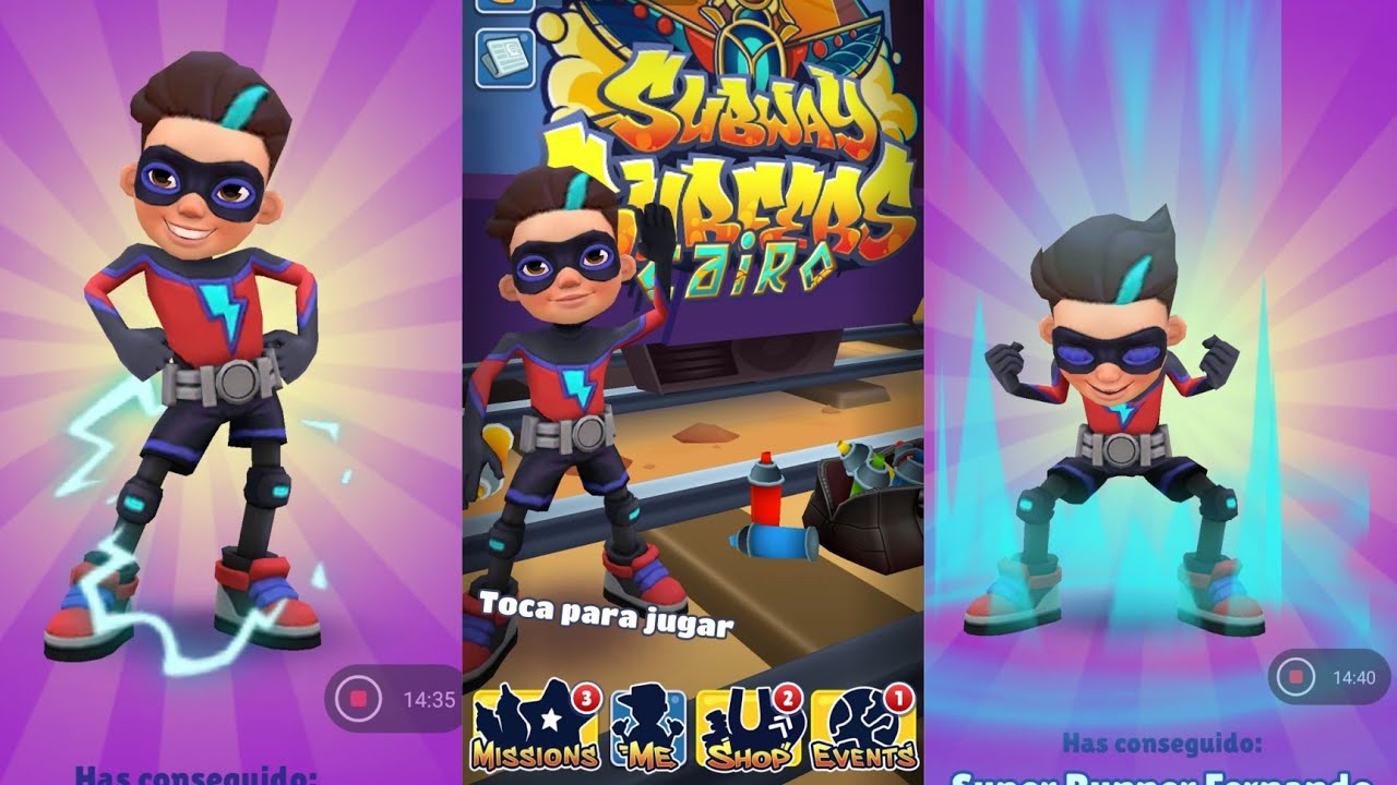 I got Fernando in Cairo, now I have all super runners : r/subwaysurfers