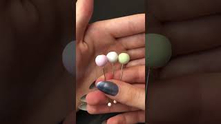 EASY Dango Candy Polymer Clay Earrings #polymerclay #earrings #asmr #diy