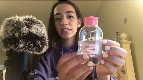 ASMR - GET UNREADY WITH ME (triggers + skin care routine)