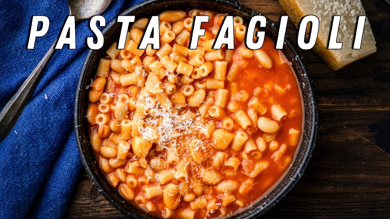 Pasta Fagioli - The Secret To Feed 6 People for Under $10
