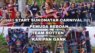 Pemuda Reborn, Team Rotten & Karipan Gank Start Karnaval Sukonatar-Banyuwangi