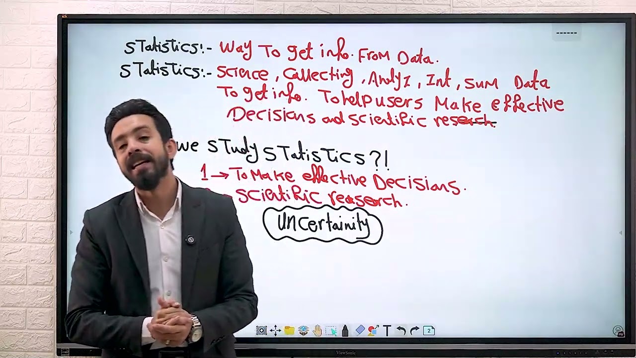 Statistics Chapter 1 - كلية تجارة انجلش - د. عماد النسر