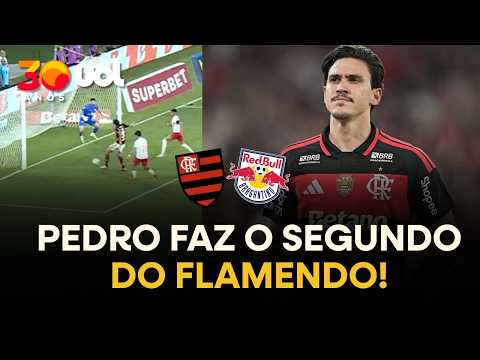 GOL DO FLAMENGO! PEDRO APROVEITA CRUZAMENTO E AMPLIA O MARCADOR CONTRA O REDBULL BRAGANTINO