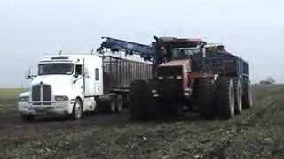Sugarbeet Harvest 9150 Unloading Beet Cart