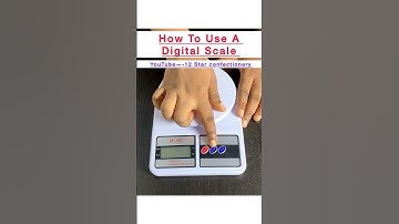 How To Use A Digital Scale. #digitalscale #scale