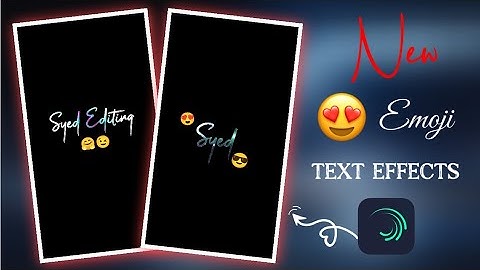 Top 5😍 Emoji Text Animation | Alight Motion Emoji Text Effects | google Emoji Xml File