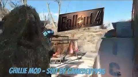 Fallout 4 Xbox One Mods|Ghillie Mod - Suit