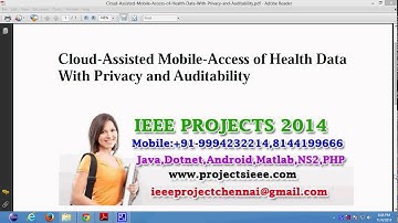 Cloud Assisted Mobile Access of Health Data With Privacy and Auditability