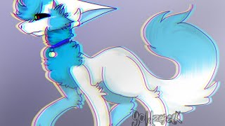 Dream scape || gift for splatie cat || test speedpaint