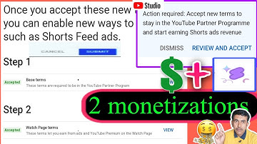 Accept new terms to stay in the YouTube Partner Program and start earning Shorts ads revenue