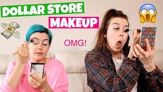 FULL FACE DOLLAR STORE MAKEUP CHALLENGE