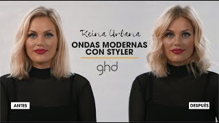 Cómo hacer ondas modernas con plancha | Tutorial ghd platinum+