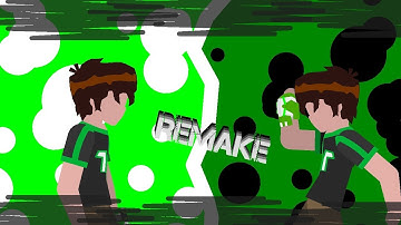 Ben 10 Stick Nodes | Ben Prime vs Ben Prime (Ultimatrix) #remake #sticknodes #ben10