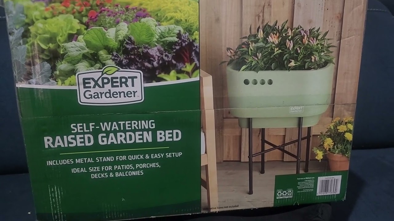 🌱 Self-Watering Raised Garden Bed Unboxing | Expert Gardener Kit 🌿