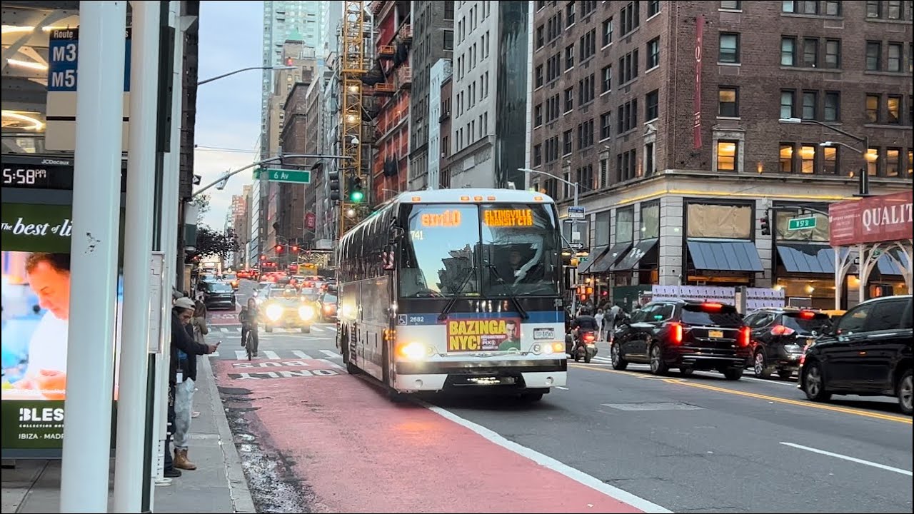 MTA New York City Bus 2014 16 Prevost X3 45 Commuter 2682 On Route MTA New York City Bus 2014 16 Prevost X3 45 Commuter 2682 On Route