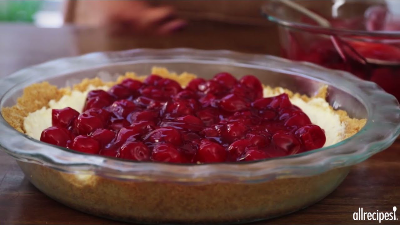 How to Make Unbaked Cherry Cheesecake  Dessert Recipes 