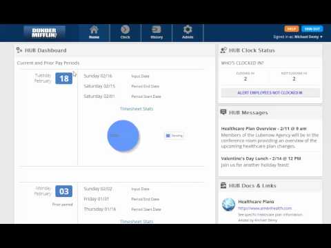 HUB Admin Homepage