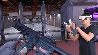 How to get perfect gun alignment with this compact VR gunstock | Pulsar Quickbrace