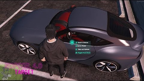 Nopixel 4.0 inspired Target ui QBCore Framework Script