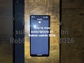 How to view subscriptions on Roblox mobile 2026