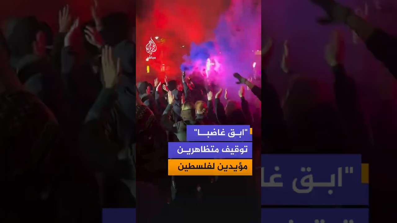 توقيف متظاهرين مؤيدين لفلسطين في #برلين