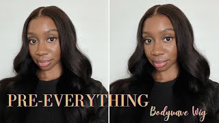 Bye Bye Knots Body Wave Wig| Pre Curled| Easy Glueless Wig Install | BeautyForever Hair