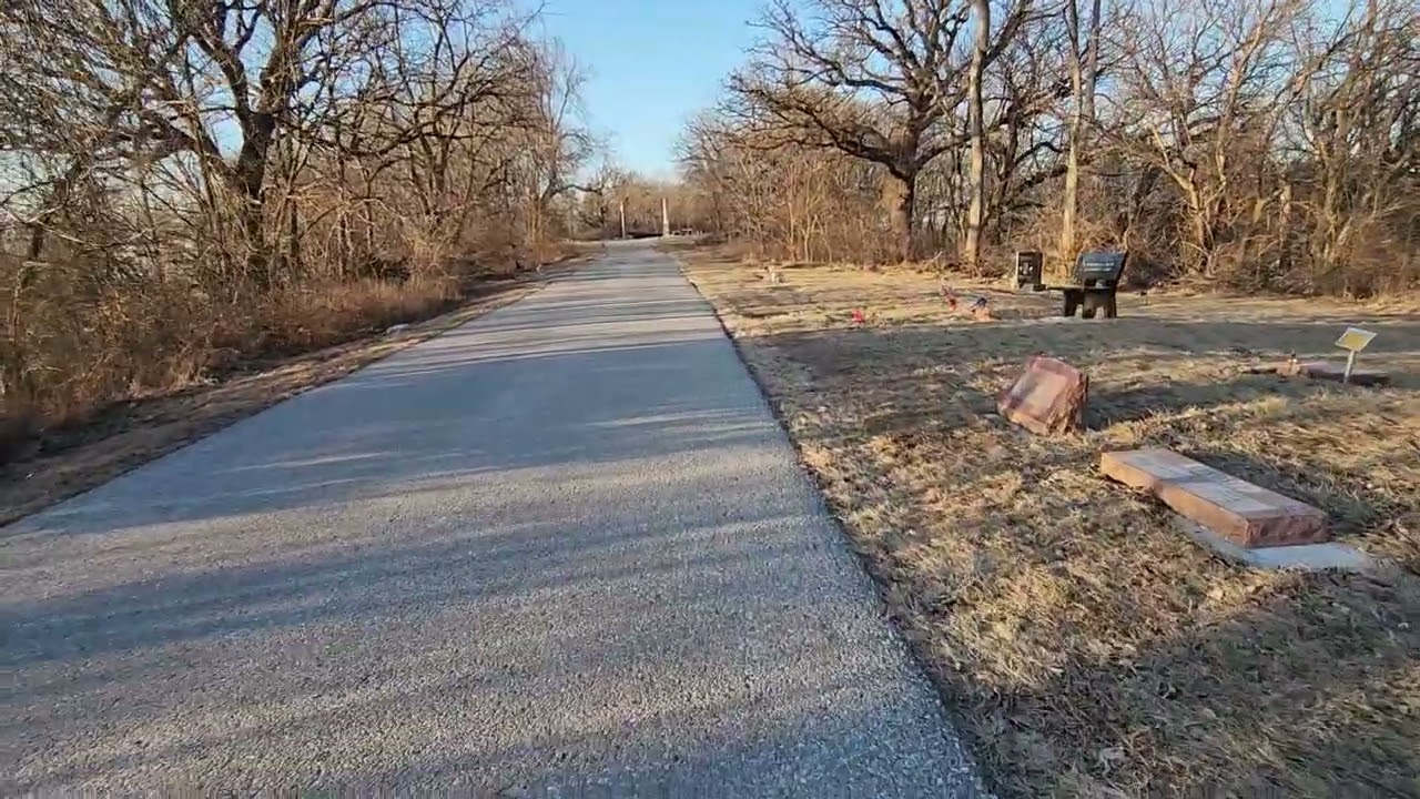 Sunset Walk at Fairview Cemetery