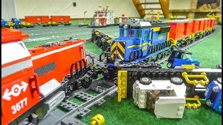 Awesome Lego® Trains! CRASH and Action Compilation!