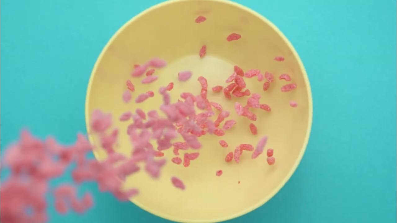 Colorful Cereal in Amazing Slowmotion Chronos Cameras YouTube