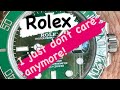 Rolex prices and certified preowned, I just don&#39;t care anymore!
