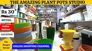 Buy : Rs 30* : Designer Plant Pots wit 300 Design at Wholesale Price at Bangalore 