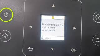 epson m2050 maintenance box replacement / epson m2050 printer #printer