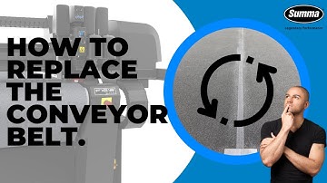 Summa F Series: How to replace the conveyor belt.