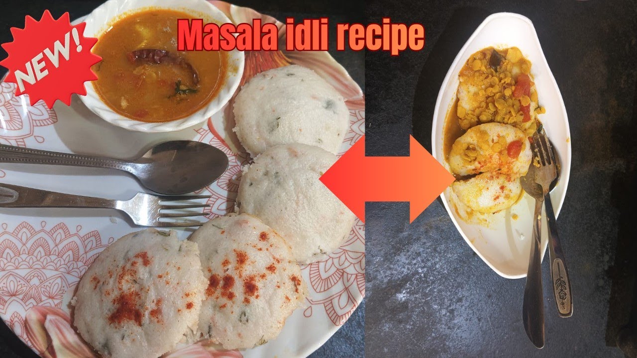 South Indian special masala idli recipe | idli Sambhar |