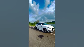 White Swift Modified look |Swift Lover Status video #car #modification