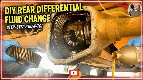 Hoe u de vloeistof van uw achterdifferentieel vervangt: EENVOUDIG