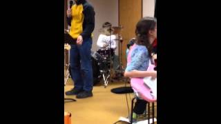 Jake's first jam session - 4/4/14
