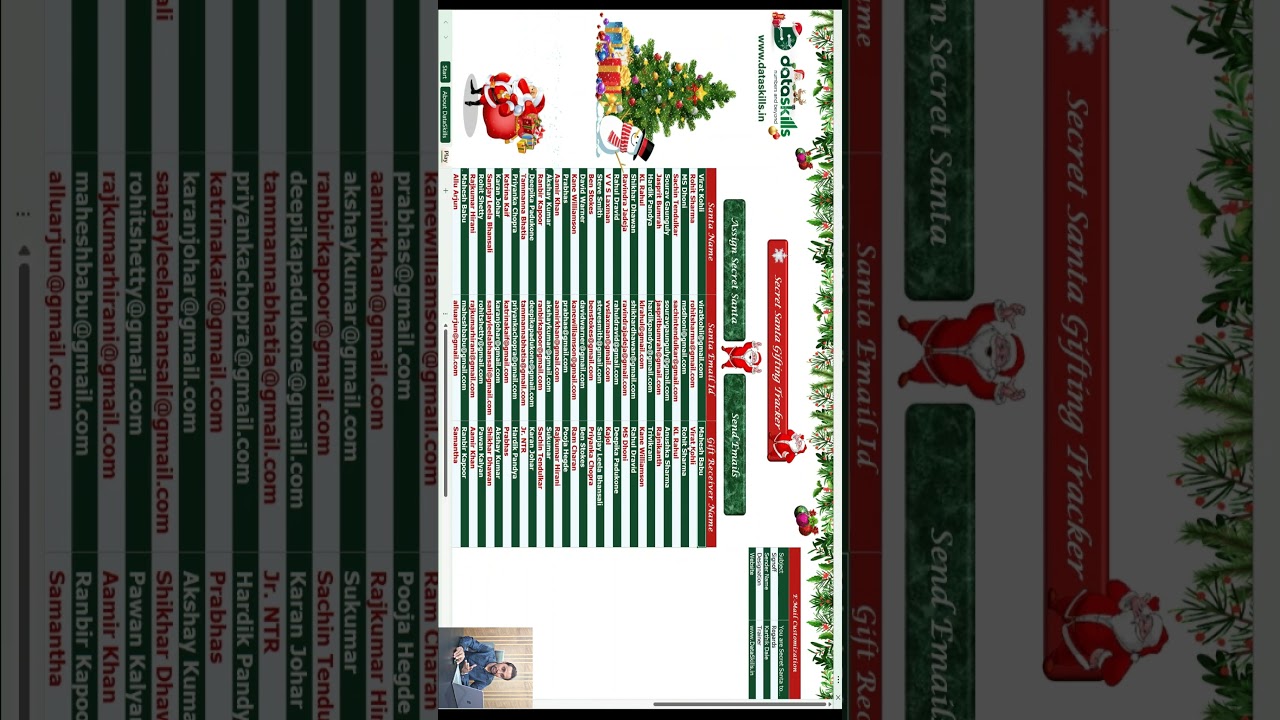 Secret Santa Excel Template | Make Secret Santa Planning Stress-Free with This Excel Tool! 🎅