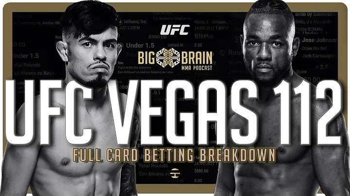 UFC Vegas 112 Final Betting Show  Royval vs Kape #ufcvegas112