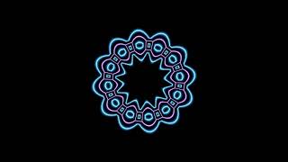 Abstract Neon Flower Visual Looped Background [Royalty-Free / No copyright / Stock Video] screenshot 5