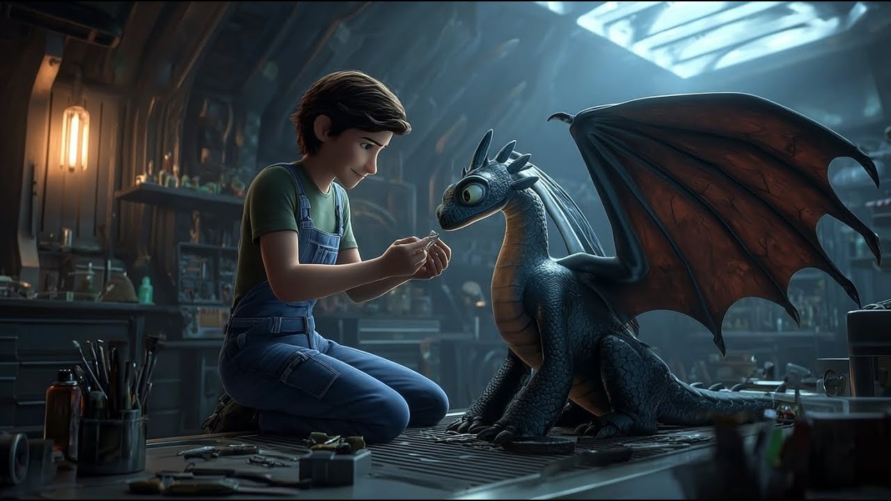 A Human Inventor Repaired Wings for a Wounded Baby Dragon—Not Knowing Who Its Protector Really Was