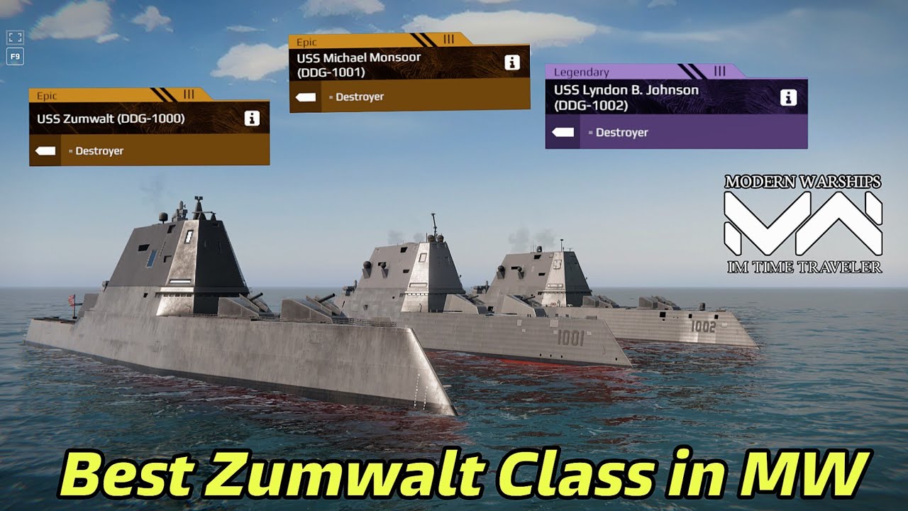 Best Zumwalt-Class destroyer in Modern Warships? | Im time traveler MW