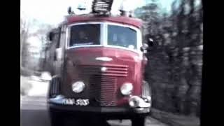 Fordingbridge Fire Station  1960 Turnout Archive Footage