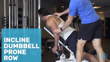 How to do a Incline Dumbbell Prone Row